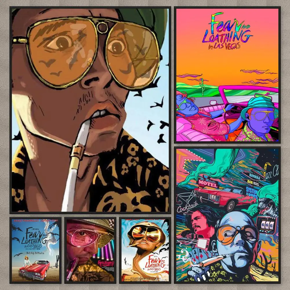 Movie F-Fear and Loathing in Las Vegas Poster Modern  Wall Art Aesthetic Minimalist Bedroom Decor Cafe Home Gift PP