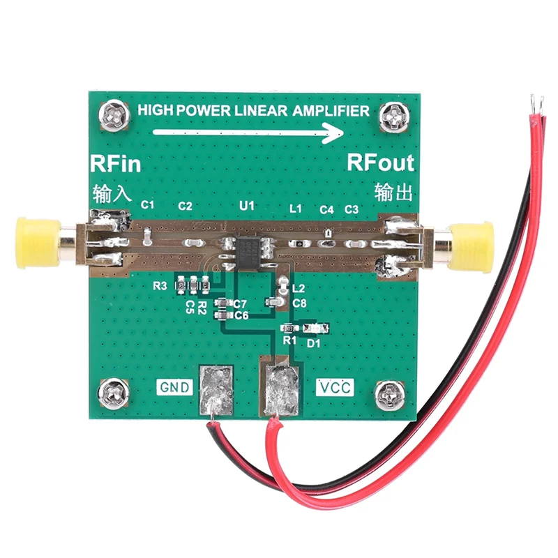 RF2126 Линейный усилитель высокой мощности WIFI 2,4G 1 Вт RF Усилитель мощности Bluetooth RF Модуль усилителя с радиатором Простая установка-Y41