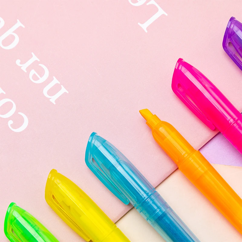 120 Stück Student fluor zierende Marker Text marker Markierung stifte Graffiti Handbuch Farbe schräge Spitze Markierung stift