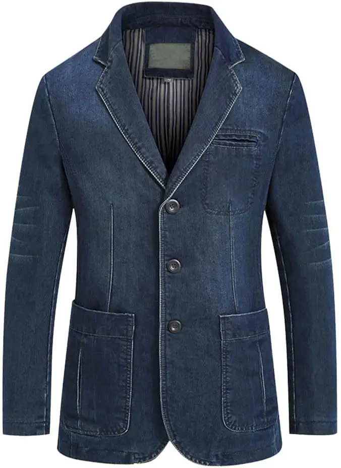 Cloudstyle Mens Casual 2 Buttons Slim Fit Lightweight Formal Business Sport Coat