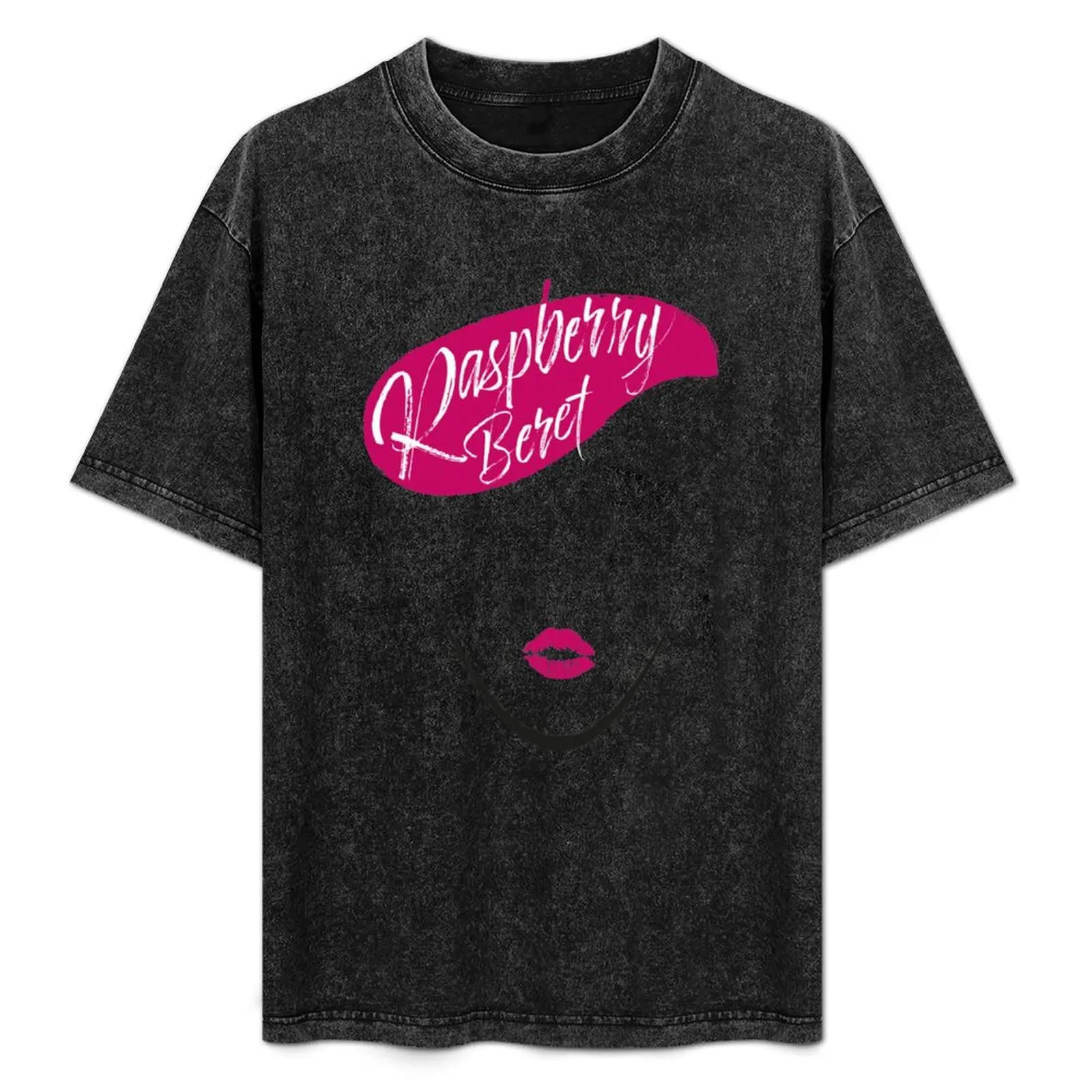 Raspberry Beret T-Shirt Breathable Basic Cotton T-Shirt