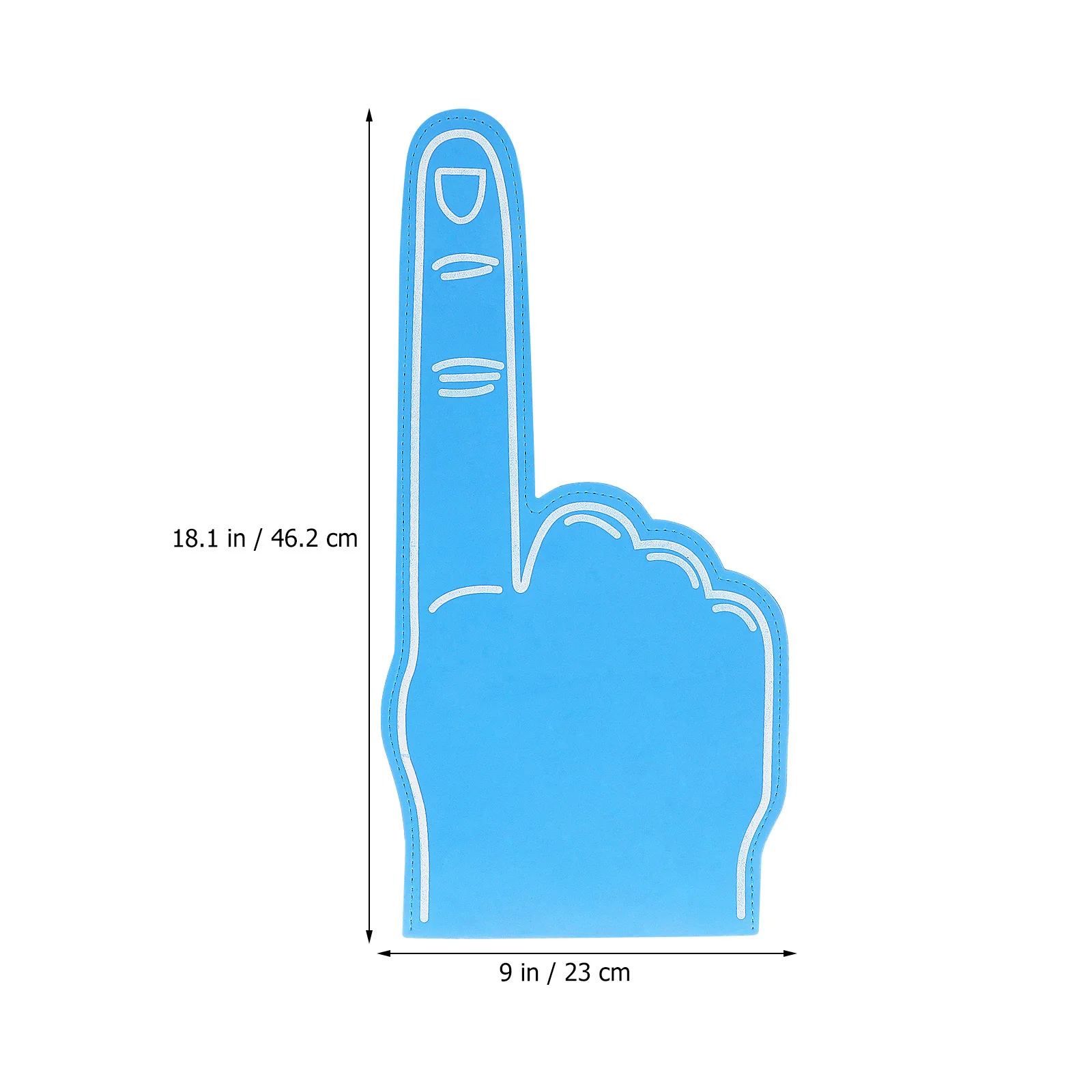 นิ้วโฟมขนาดใหญ่สำหรับแฟนกีฬา 10 ชิ้น อุปกรณ์เชียร์งานปาร์ตี้ฟุตบอล อุปกรณ์เชียร์ อุปกรณ์เชียร์เชียร์ลีดเดอร์