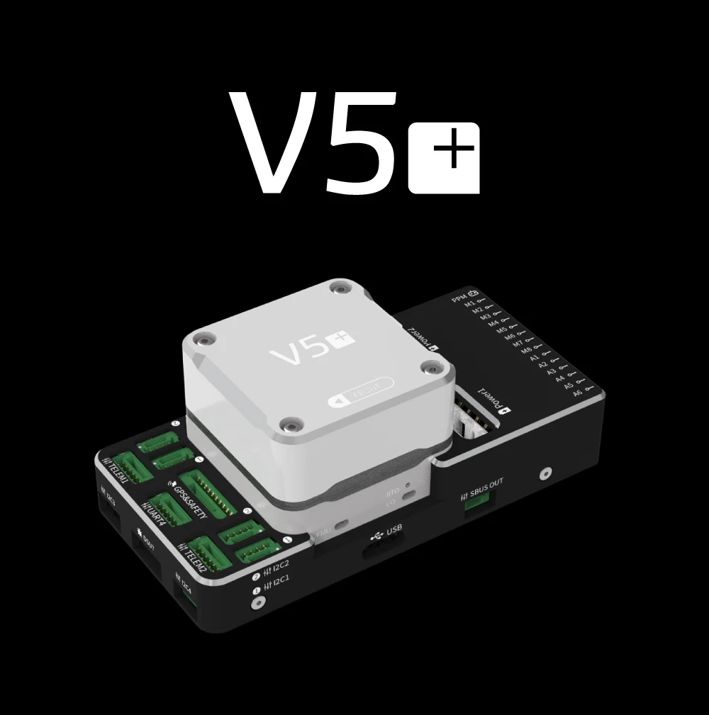 CUAV V5 + placa portadora piloto automático controlador de vuelo Pixhawk para FPV R-C Dr-one Quadcopter VTOL