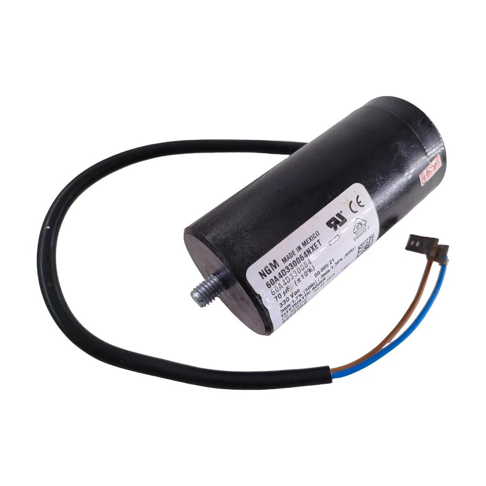 for Refrigerator compressor starting capacitor 70uf330vac capacitor NGM 60A4D330064NXET  60A2S220088EYEB