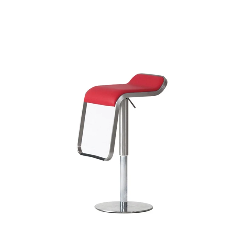 

Adjustable Bar Stool Swivel Bar Stool, Modern PU Leather Restaurant Kitchen Island Bar Stool 2 Piece Set