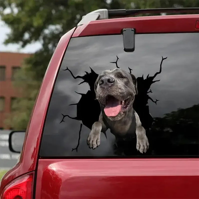 1PC Cane Corso Vinyl Decal, Weatherproof Anti-scratch Dog Sticker, Custom Pet Decor for Car Body, Laptop, Smooth Surface