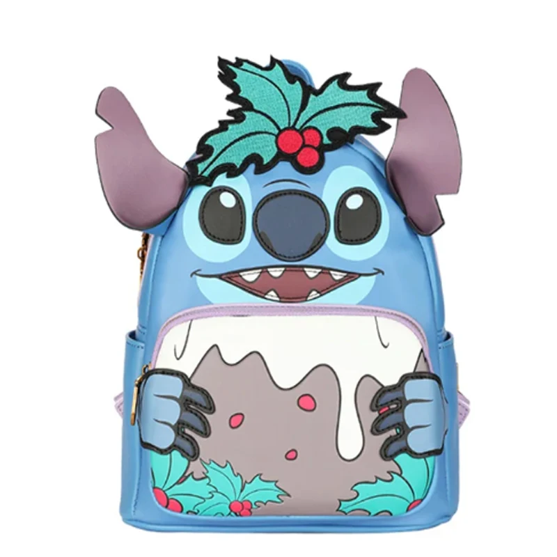 Toy Story 3 Alien Leather Backpack Fashion Backpack High Quality Stitch Mickey Backpack Lady Birthday Gifts for Girls