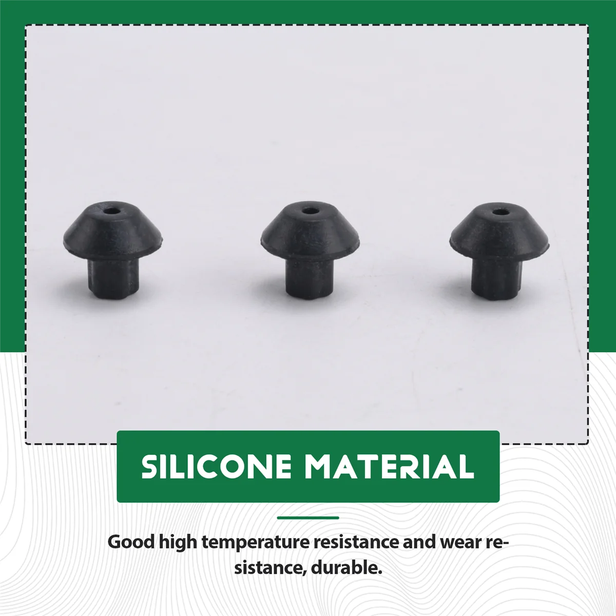 AS62 32 шт. WB2K101 комплект резиновых ножек решетки горелки, совместимый с решеткой Ken-More, замена бамперов, 247410