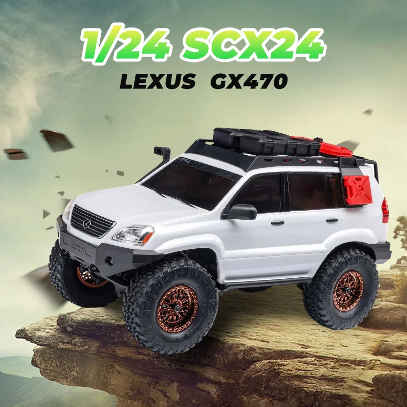 

Axial 1/24 SCX24 RC Car Lexus GX 470 Mini RC Car Simulation Climbing Off-road Vehicle Electric Toy Model Boys Toys