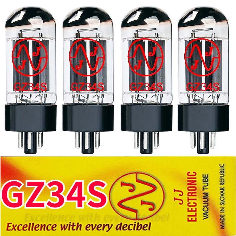 

Slovakia JJ GZ34S Vacuum Tube Replacement 5AR4 5Z4P 5Y3GT Rectifier Tube Factory Test and Matching DIY Power Amplifier