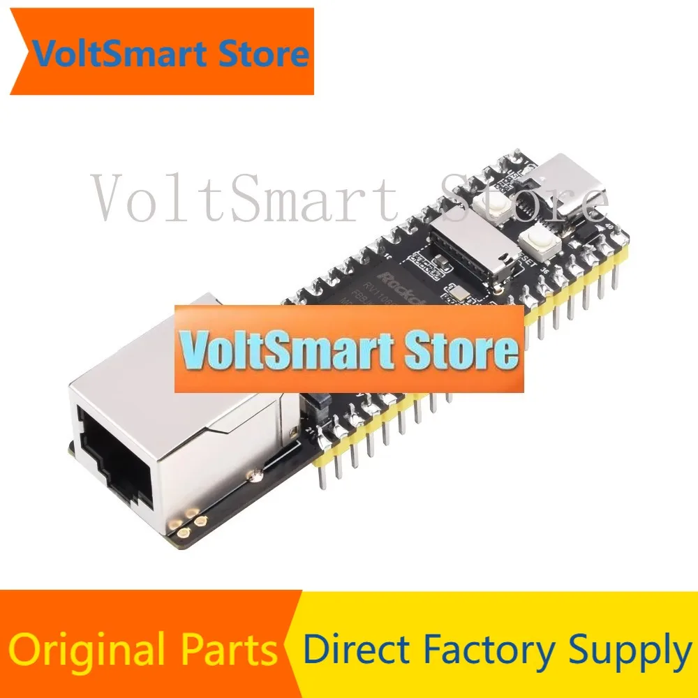 VoltSLuckfox Pico Pro/Max RV1106 Linux Micro Development Board, Integrates ARM Cortex-A7/RISC-V MCU/NPU/ISP