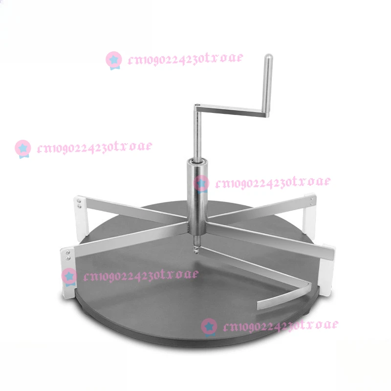 Crepe Making Tools Handle Rotary Stainless Steel Pancake Spreader Turner Crepe Maker Tool