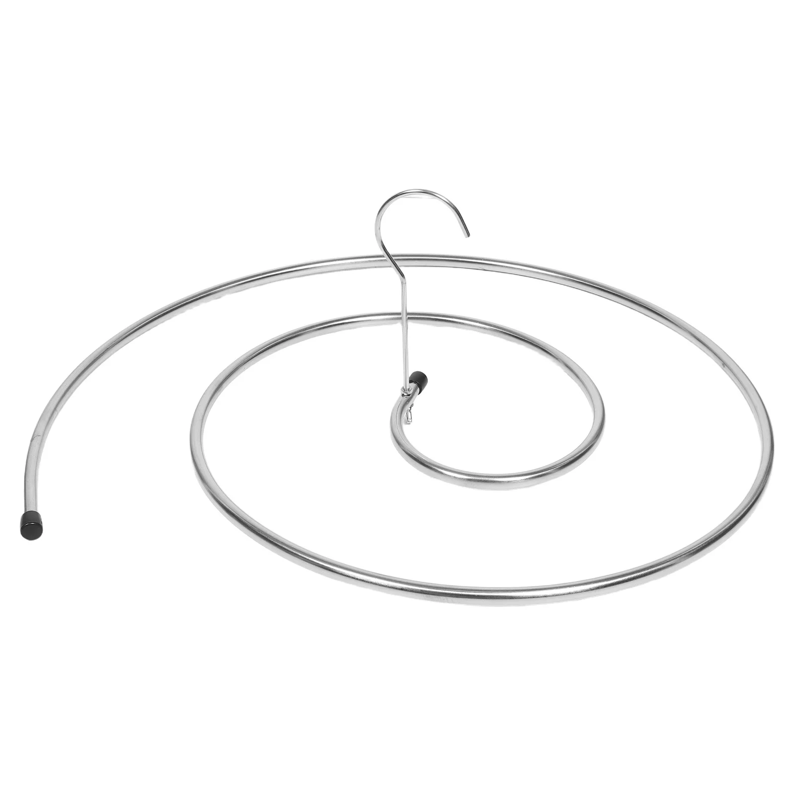 

Spiral Sheet Hanger 12Mm Stainless Steel Foldable Clothes Drying Rack for Quilts Blankets Bedspreads Space Saving