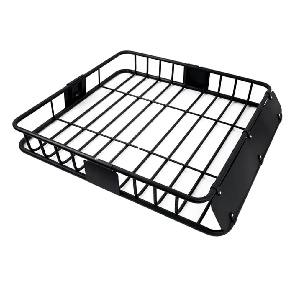 Roof Rack Basket Cargo Carrier Storage Luggage Holder Top Heavy Duty Mounting