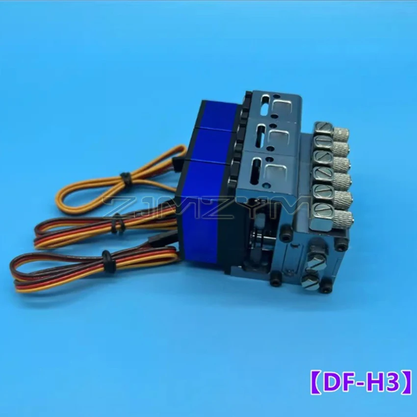 DF-H2/3/4/5 Гидравлический направляющий клапан RC Гидравлический реверсивный клапан Поворотный гидравлический клапан для радиоуправляемой модели экскаватора Аксессуары