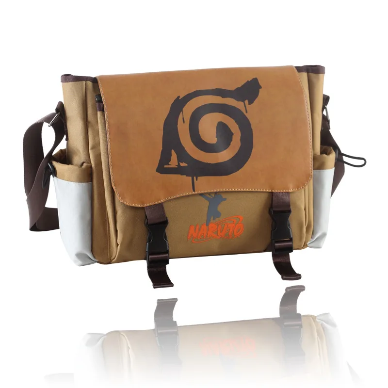 Anime backpack One Piece Dragon Ball Naruto Logo school bag messenger bag cowhide fashionable and durable birthday gifts