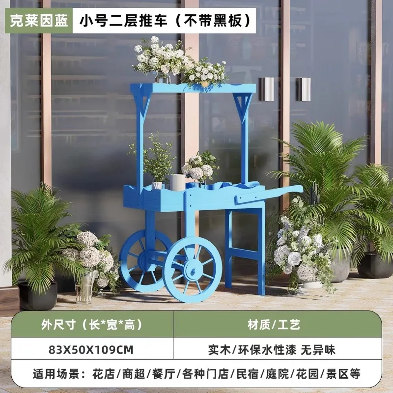 ヨーロッパ風木製フラワースタンド、フラワールーム、屋外用、多層式、床から天井まで、ショッピングモールの装飾品