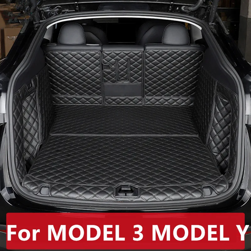 For MODEL 3 MODEL Y car all-inclusive trunk mat case for High quality New Special trunk mats waterproof boot carpet auto parts