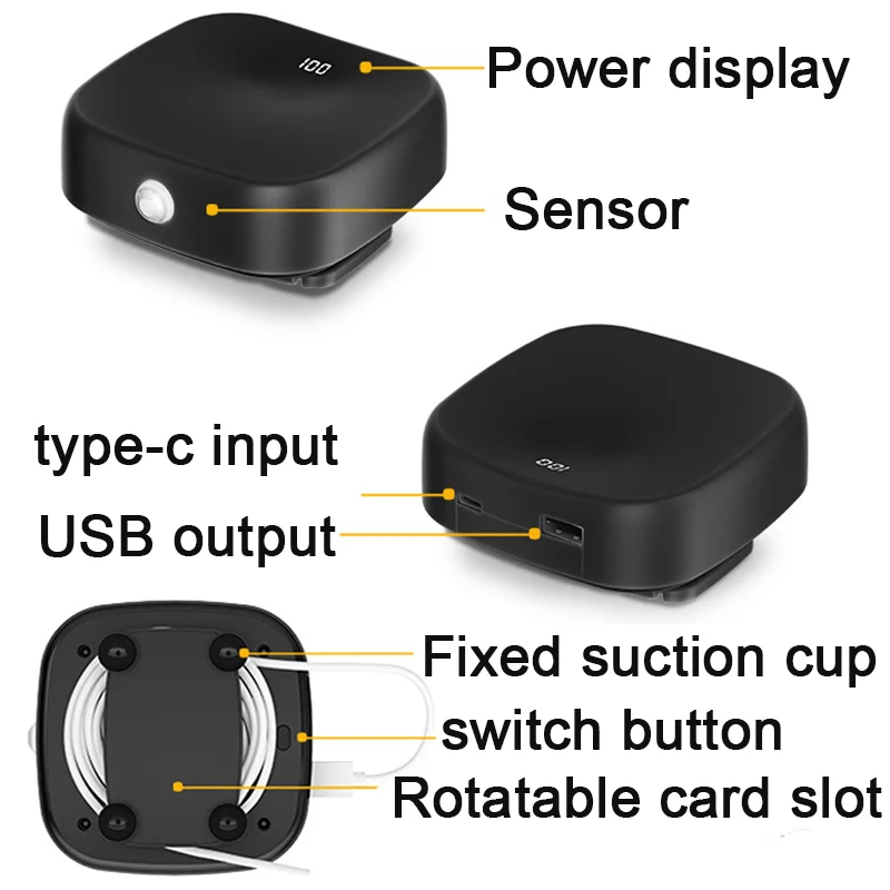 Cat Fountain Wireless Sensor Power Bank Pet Cat Water Dispenser Smart 5000mah Intelligent Infrared Induction Water Outlet