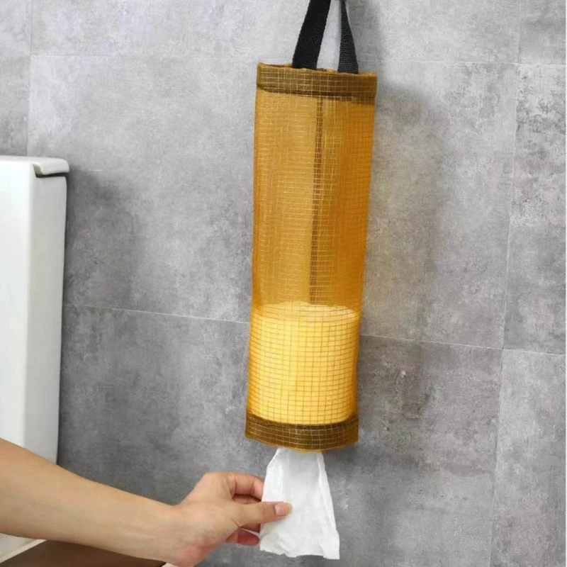 

Nylon Household Storage Pouches For Plastic Bags And Waste Bags Wall Mountable Perfect For Small Rooms And Mess Control