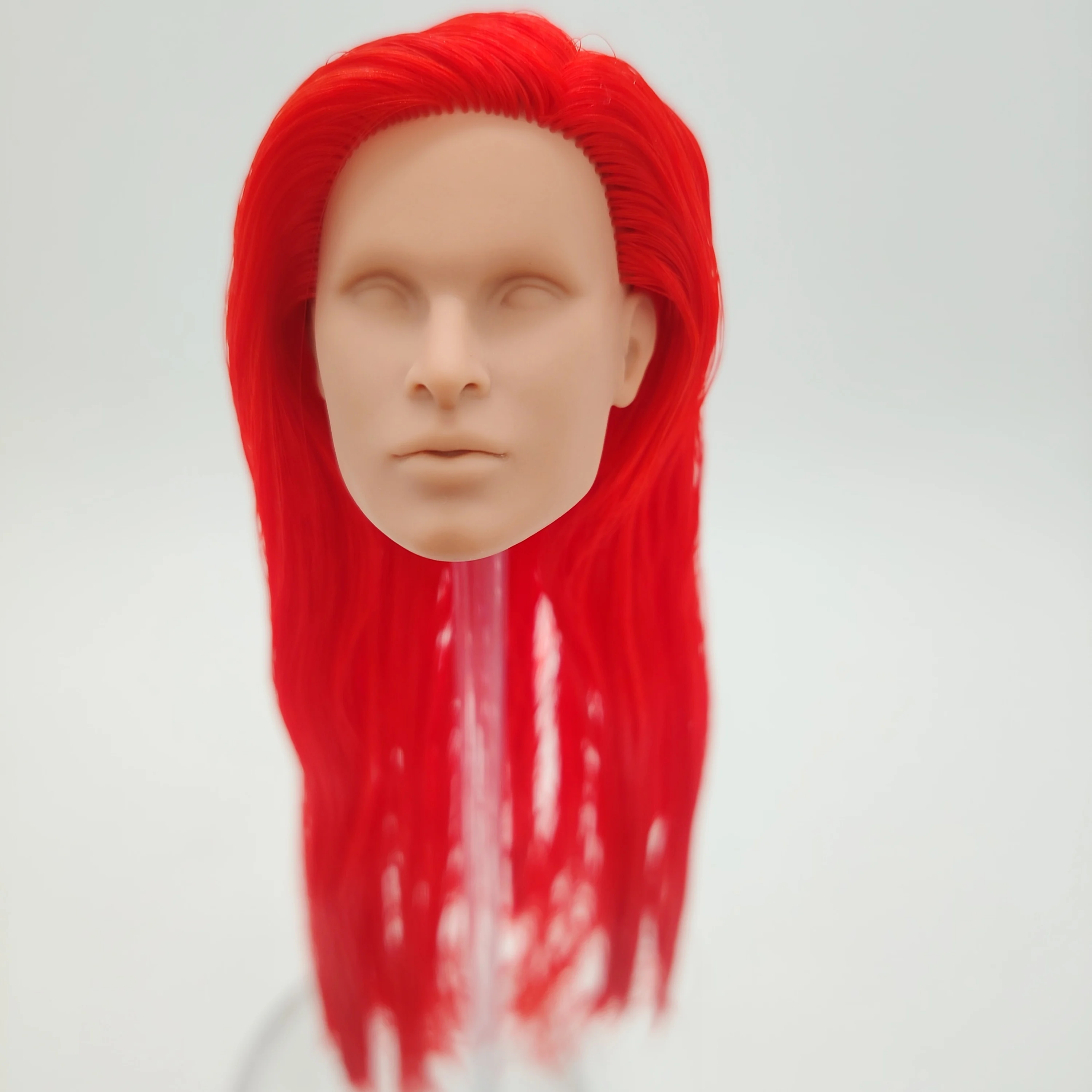 

Модный королевский масштаб 1/6, FR, белая кожа, красный цвет, волосы, целостность, мужская голова куклы Callum Windsor