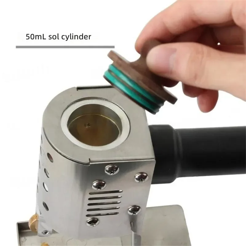 Hand Pushed Hot Melt Glue Applicator 150W 110V/220V 50mL Label Rolling Tool 3-10mm Interchangeable Nozzles