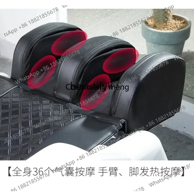 LHX26 ss 26 Automatic Intelligent Electric Massage Couch Hair Saloon Dedicated Head Therapy Thai Flushing Bed Salon Shampoo Bed