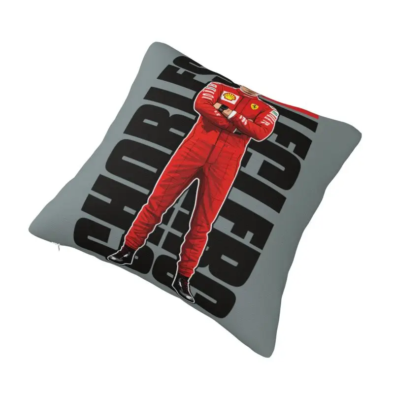 Custom LEC16 Racing Driver Rising Star Cushion Cover 45x45cm Motorsports Velvet Modern Pillow Case