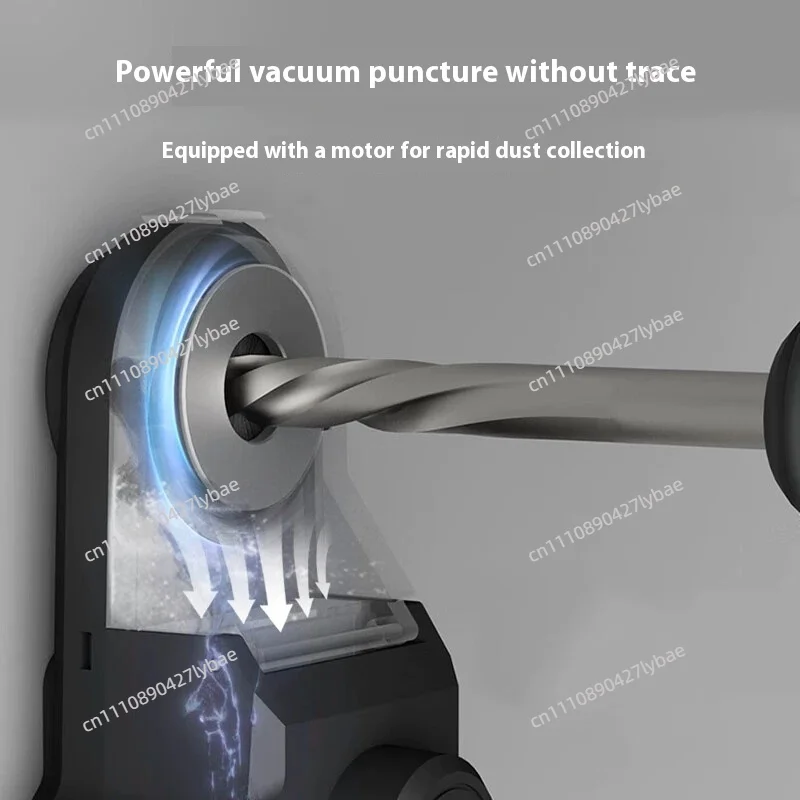 WA1602 Powerful Electric Hammer Drill with Dust Collection, 35ml Visual Dust Box & Joint
