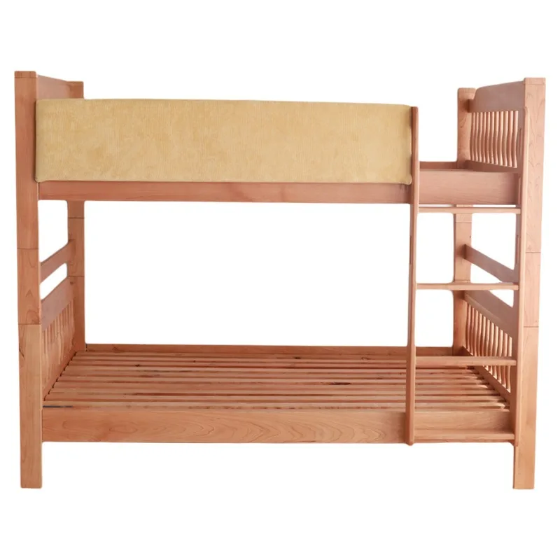 Children's pure solid wood bunk bed bunk bed high and low bed small apartment boy and girl bunk twin siblings