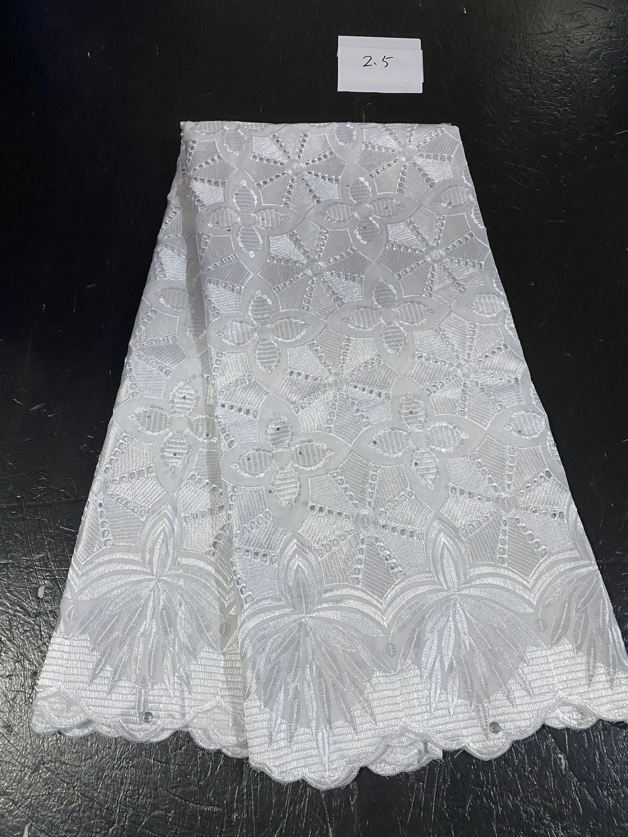 Ausverkauf: Nigerianische Perlen-Spitzenstoffe, hochwertige afrikanische Gold-Jacquard-Spitzenstoffe zum Nähen von eleganten Partykleidern, 2 Yard