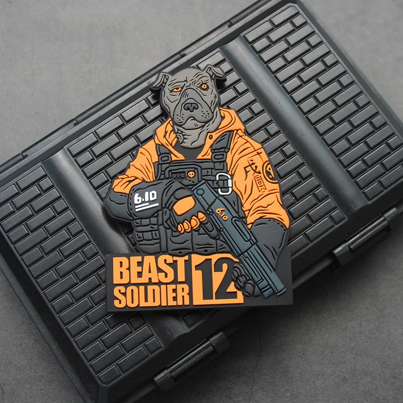 شارة تكتيكية ثلاثية الأبعاد من 12 كلب زودياك ، رقعة للملابس والحقيبة ، حقيبة تزيين ، استهداف ، تنين ، أرنب ، ماشية ، نمر ، وحش ، جندي ، أسلحة