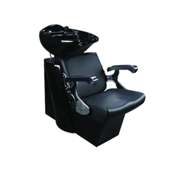 

Hair salon furniture back washing unit salon ceramic basin beauty shampoo chair shampoo bed