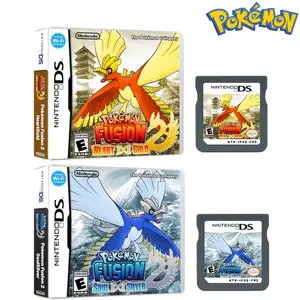 ポケモンフュージョン2ハートカード,ゴールド,ソウル,シルバー,NDS,ポケット,モンスターボックス,フランス愛好家,おもちゃ -  AliExpress 26