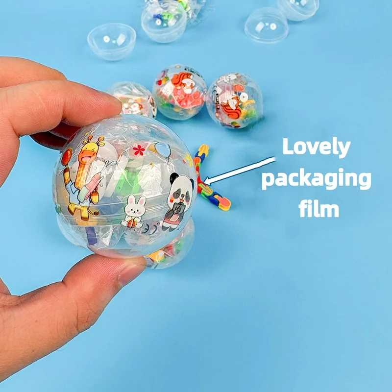 100pcs/bag 50mm capsule ball mixed style prize twisted egg with toy for Arcade Coin-operated Toy Vending Machine