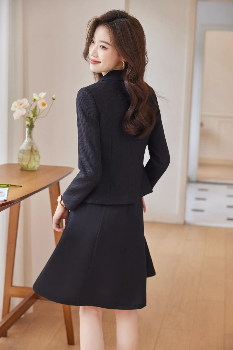 AIyssa-Women's Elegant Suit Jacket and Dress, Professional Fashion, High Quality, New, 2023