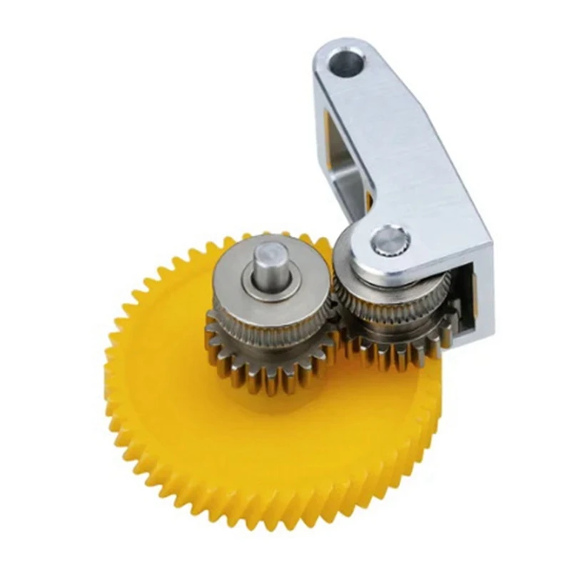 Extruder Gear Assembly High Quality Extruder Gear Assembly For Bambu Lab P1S P1P X1 Carbon X1C 3D Printer Nickel Plating