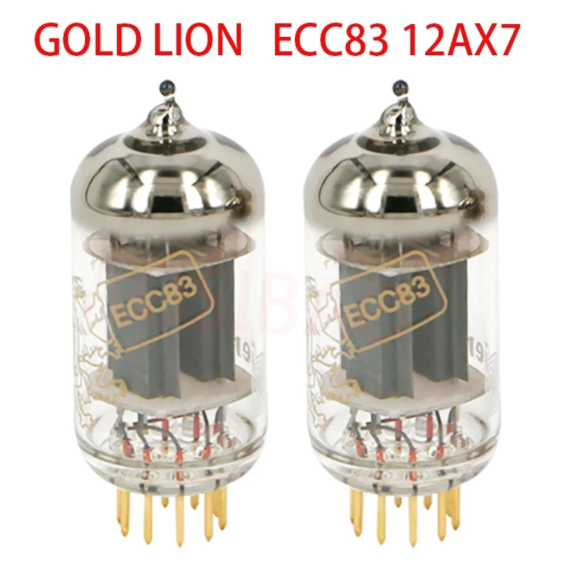 GOLD LION ECC83 12AX7 ECC82 12AU7 ECC81 12AT7 Electronic Tube  Precision Matching 12AX7 12AU7 12AT7 Vacuum Tube