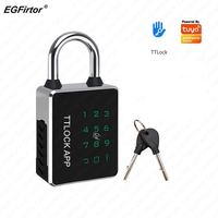 EGFirtor TTLOCK Padlock Tuya APP IC Card RFID Password Key NFC Unlock Way Waterproof IP65 Bluetooth Smart Electronic Door Lock