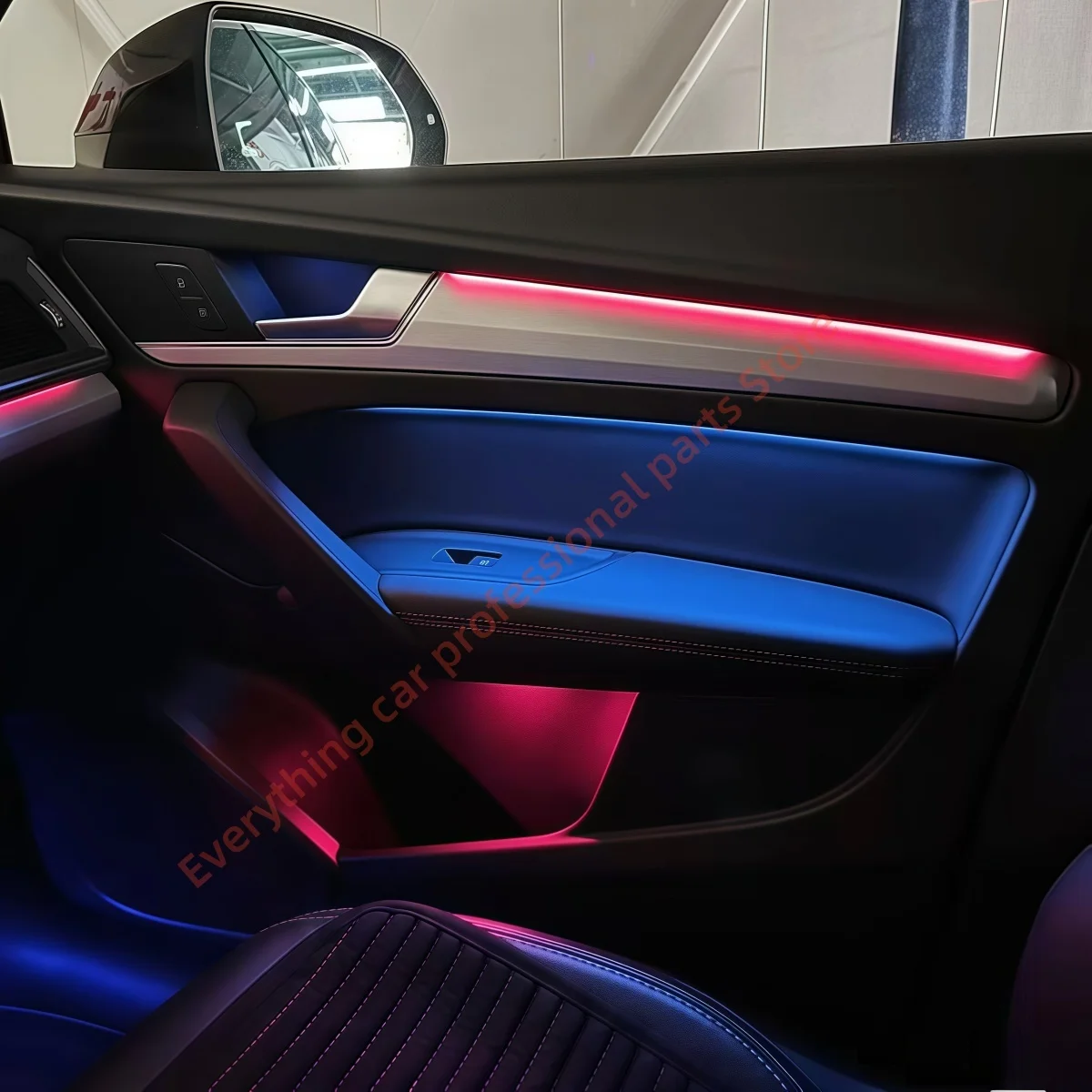 Car LED Ambient light for Audi Q5, 30 colors Interior lighting, Atmosphere modification, Screen interface control