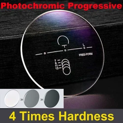 Photochromic Multi-focal Progressive Lenses 1.56-1.61-1.74 Prescription Lenses For See Far and Near UV 400 Thin Optical Lenses
