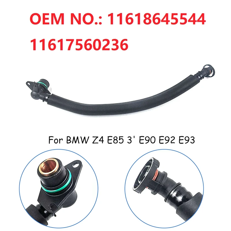 11617560236 11618645544 Valve Cover Exhaust Pipe Hose For BMW E60 E83 E84 N46 520LI X1 X3 18I 2.0I Z4 E85 3' E90 1' E87