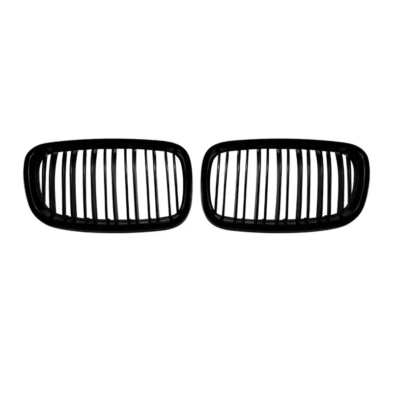 

For BMW X5 E70 X6 E71 2006-2013 Car Front Hood Grille Dual Daul Line Vertical Kidney Grill Air Intake Replacement Part