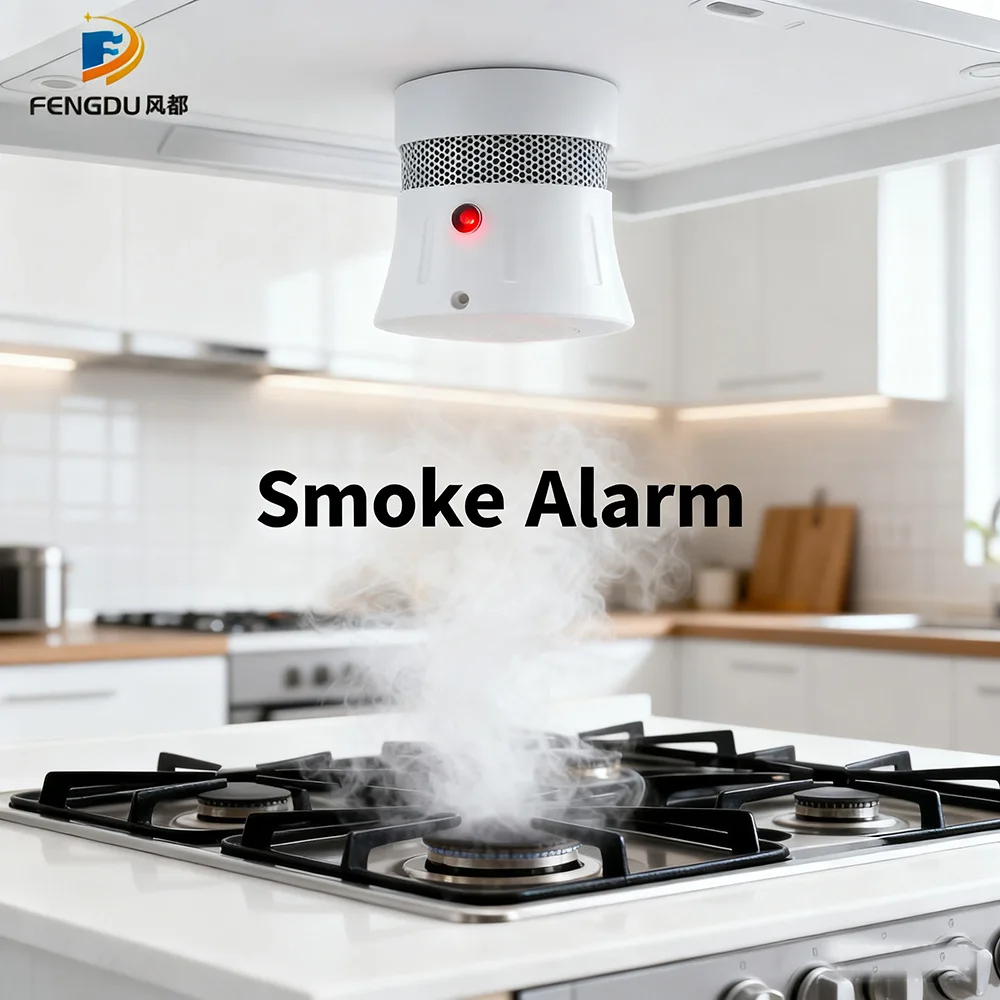 Rookmelder voor thuis Brandalarm 5 jaar batterijduur Sensor Betrouwbare bescherming voor huishoudelijke veiligheid