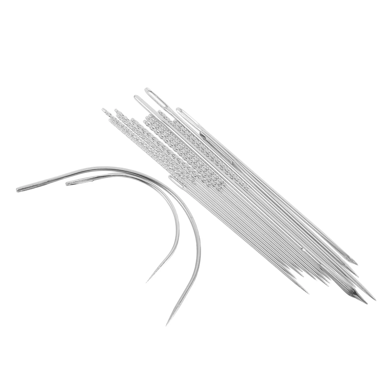 1 set Needles Sewing Halloween Christmas New Year Hand Sewing Needles Set Curved Sewing Needle Set Knit Needle Set Steel