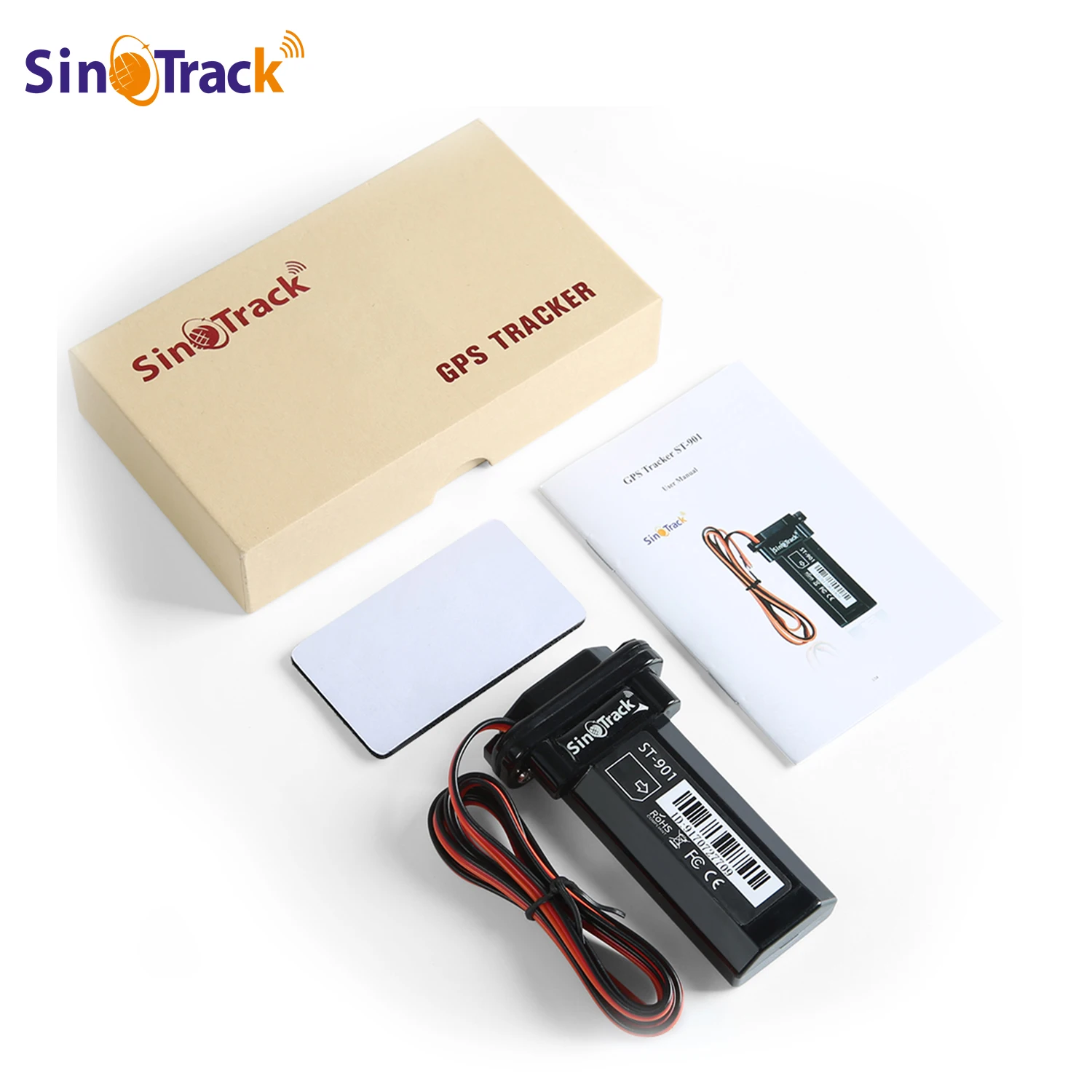 SinoTrack orignal GSM GPS tracker for Car motorcycle vehicle with Free APP for Ukraine