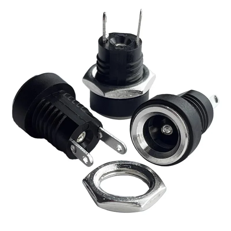 مزود مقبس طاقة تيار مستمر ، موصل مثبت على لوحة أنثى ، محول ، 2 دبوس ، مقبس d022b ، x من من من من الخارج ، x من من من من الخارج ، 10 من الخارج ، 50