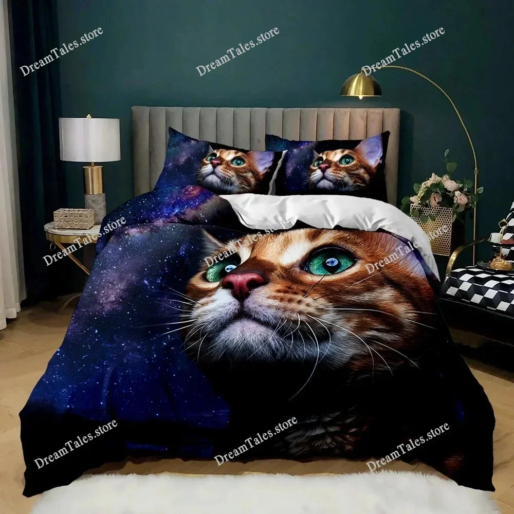 

New Cats Bedding Set Single Twin Full Queen King Size Bed Set Adult Kid Bedroom Duvet Cover Sets 3D Print Cartoons Bed Sheet Set