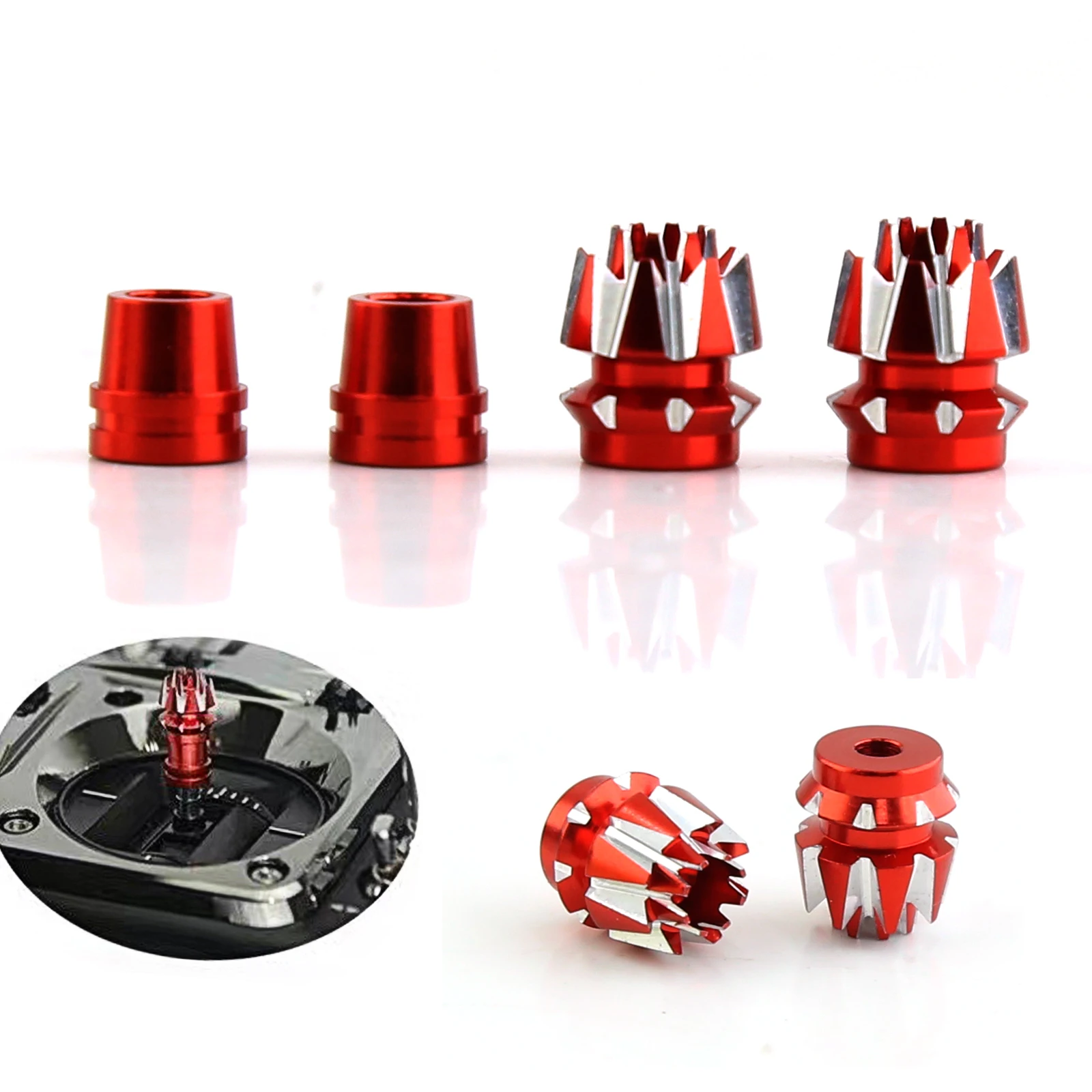 Metall-M3-Sender-Joystick-Enden für FRSKY X7 FLYSKY I6S I6 I6X Jumper T18 T16 Futaba Spektrum DX6 DX7S DX8 Taranis X9D – Detail 1