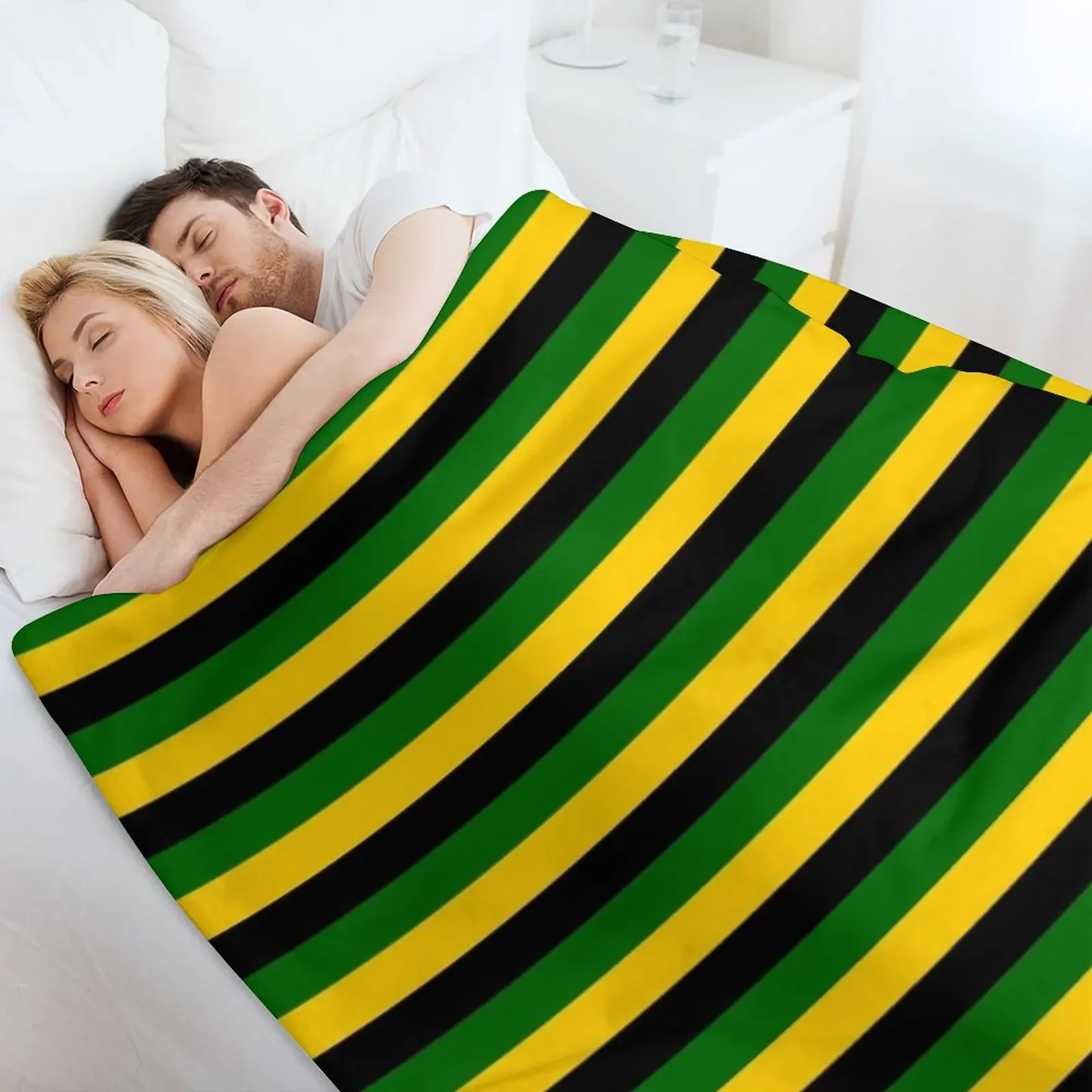 نورثامبتون القديسين الرجبي مخطط رمي بطانية شعر أنيمي الفاخرة السرير منقوشة البطانيات